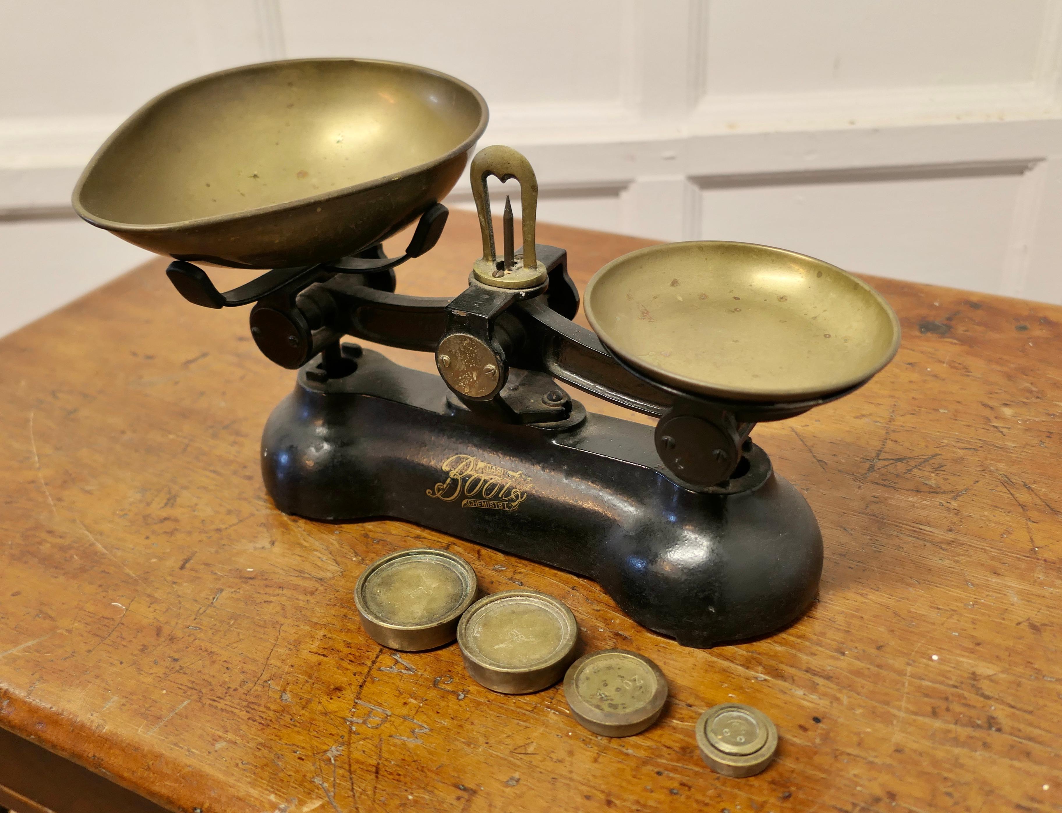 brass scales with weights