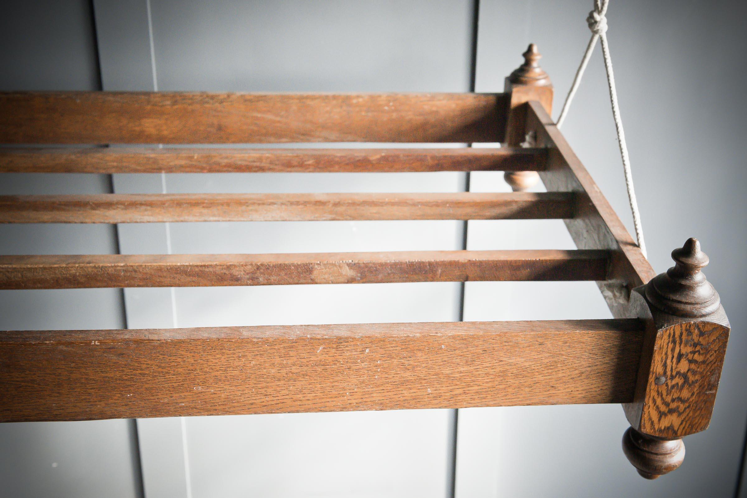 Victorian Kitchen Drying Rack In Good Condition For Sale In Alton, GB