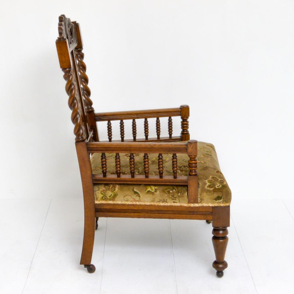 Late 19th Century Victorian Ladies and Gents Chairs For Sale