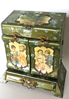 Victorian Lady's Necessaire Table Top Toiletry Box, American, circa 1900