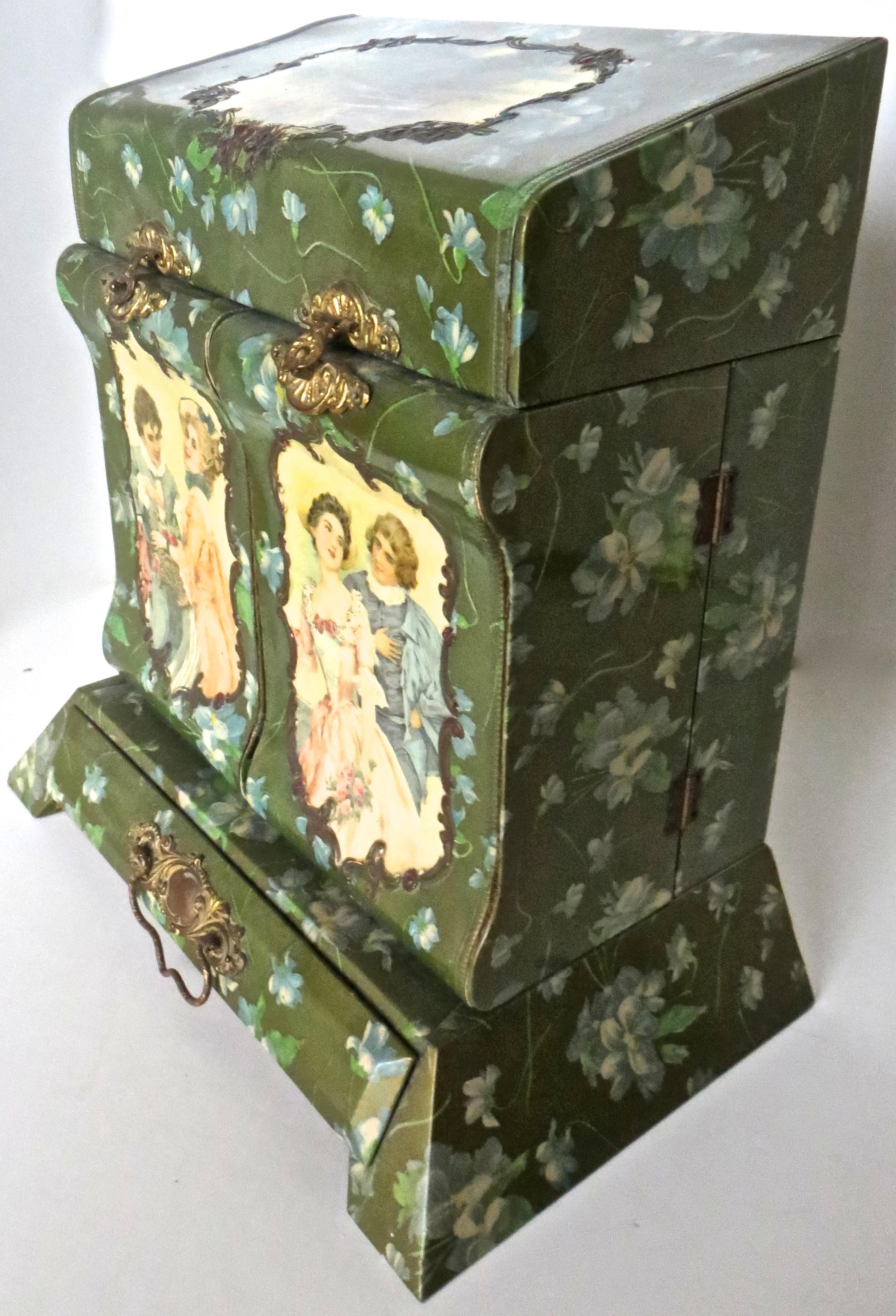 Early 20th Century Victorian Lady's Necessaire Table Top Toiletry Box, American, circa 1900