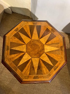 Victorian Lamp Table with Specimen Wood Top