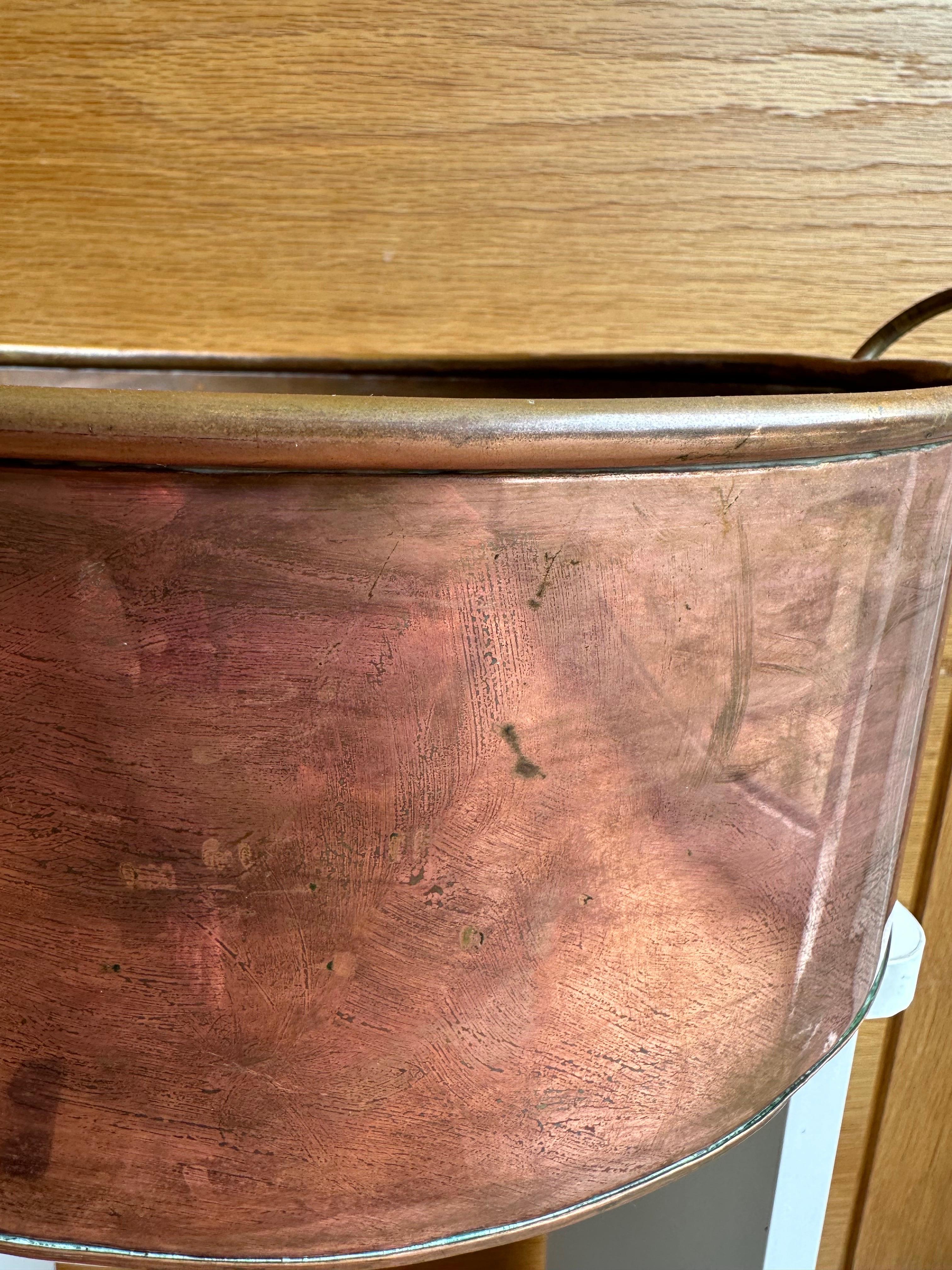 Victorian Large Copper Cooking Pot, 19th Century For Sale 1