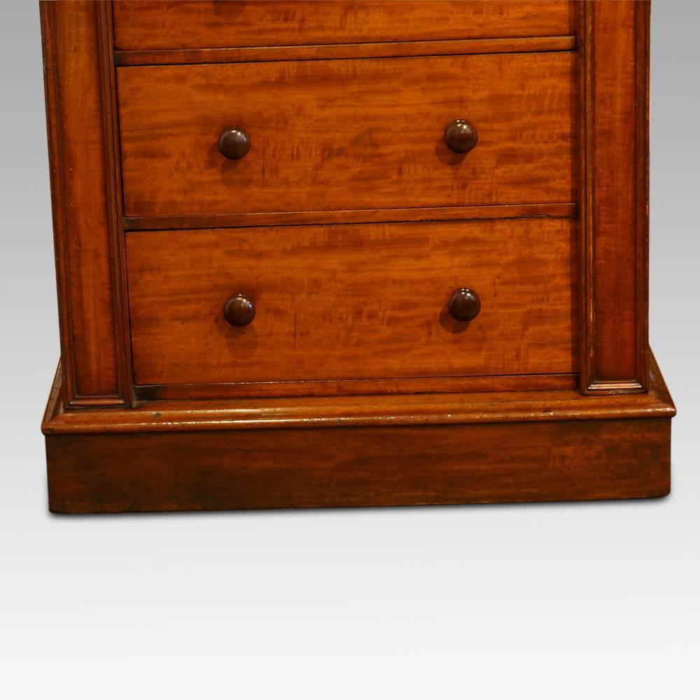 Victorian Large Mahogany Wellington Chest 3