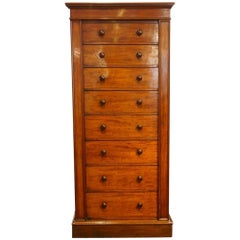 Victorian Large Mahogany Wellington Chest