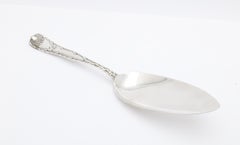 Victorian Large Sterling Silver Ice Cream Slicer/Server, Wave Edge by Tiffany