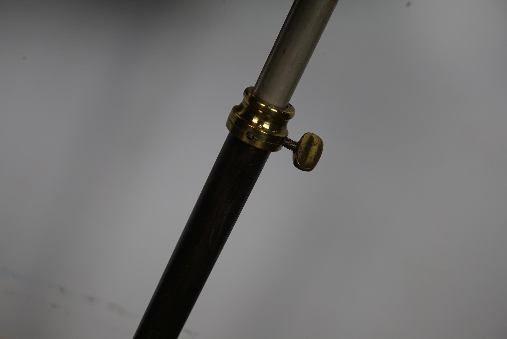 Victorian Late 19th Century Cast Iron Mahogany Reading Table 3