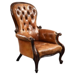 Victorian Leather Armchair