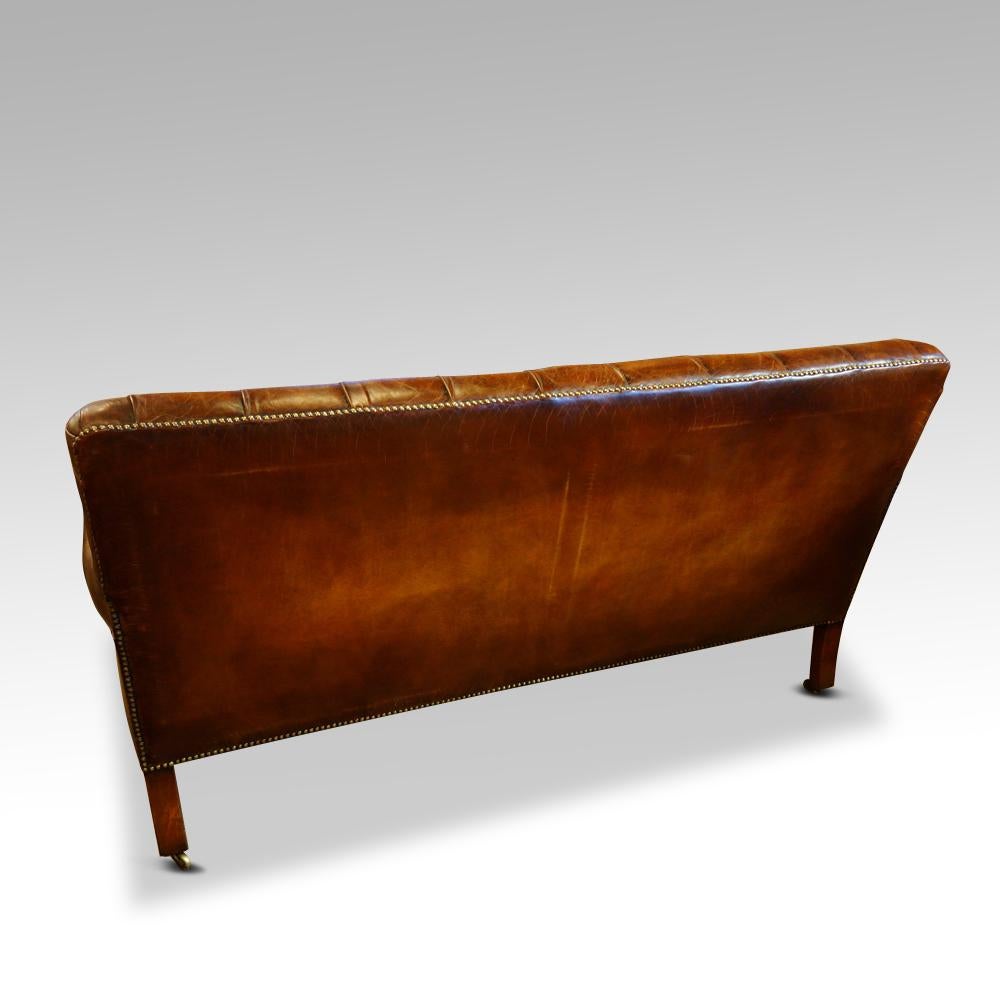 Victorian Leather Club Sofa 1
