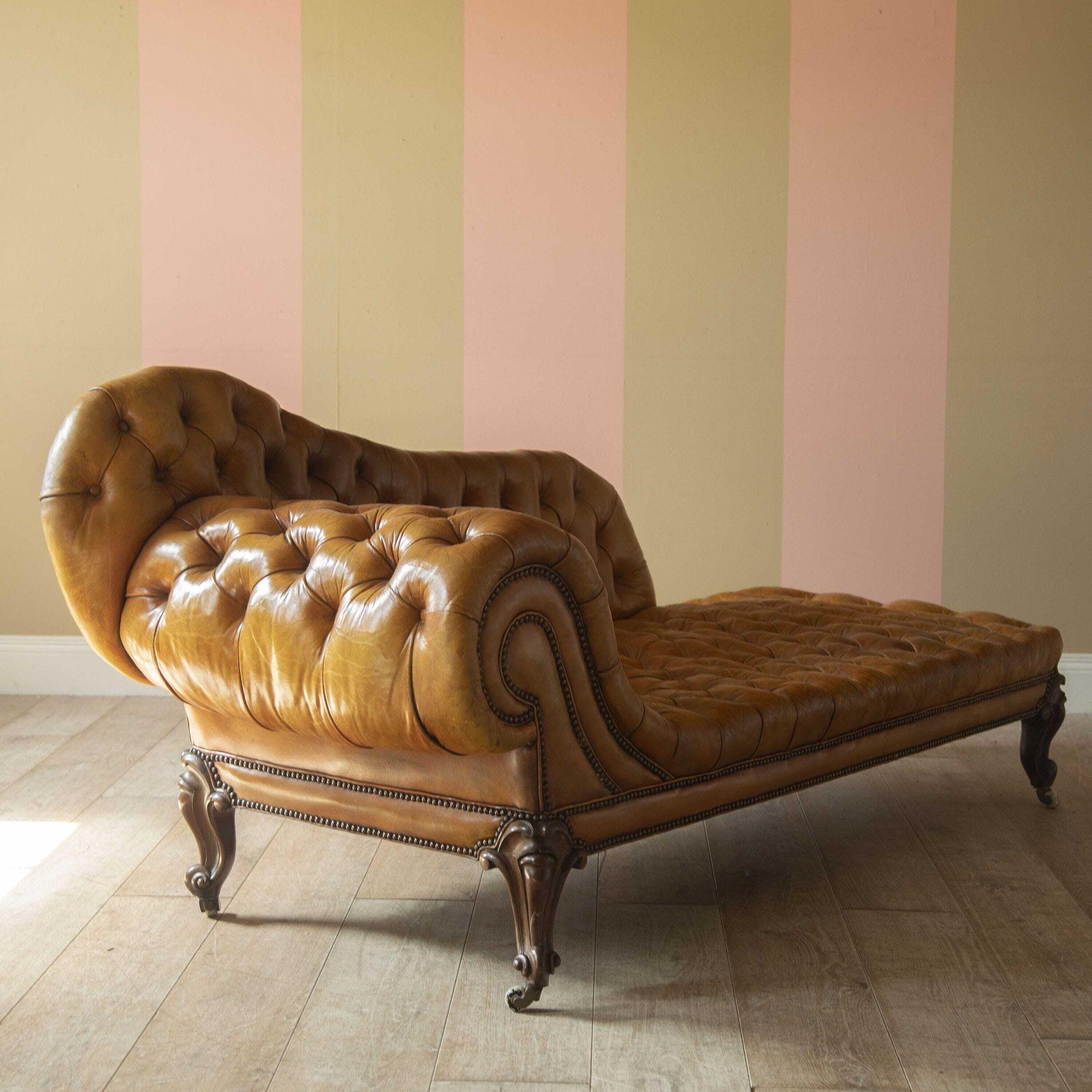 Victorian Leather Daybed 3