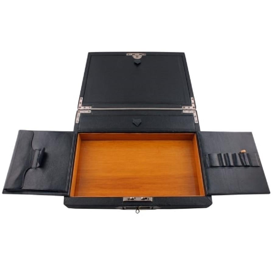 Victorian Leather Stationery Box, 19th Century In Good Condition For Sale In London, GB