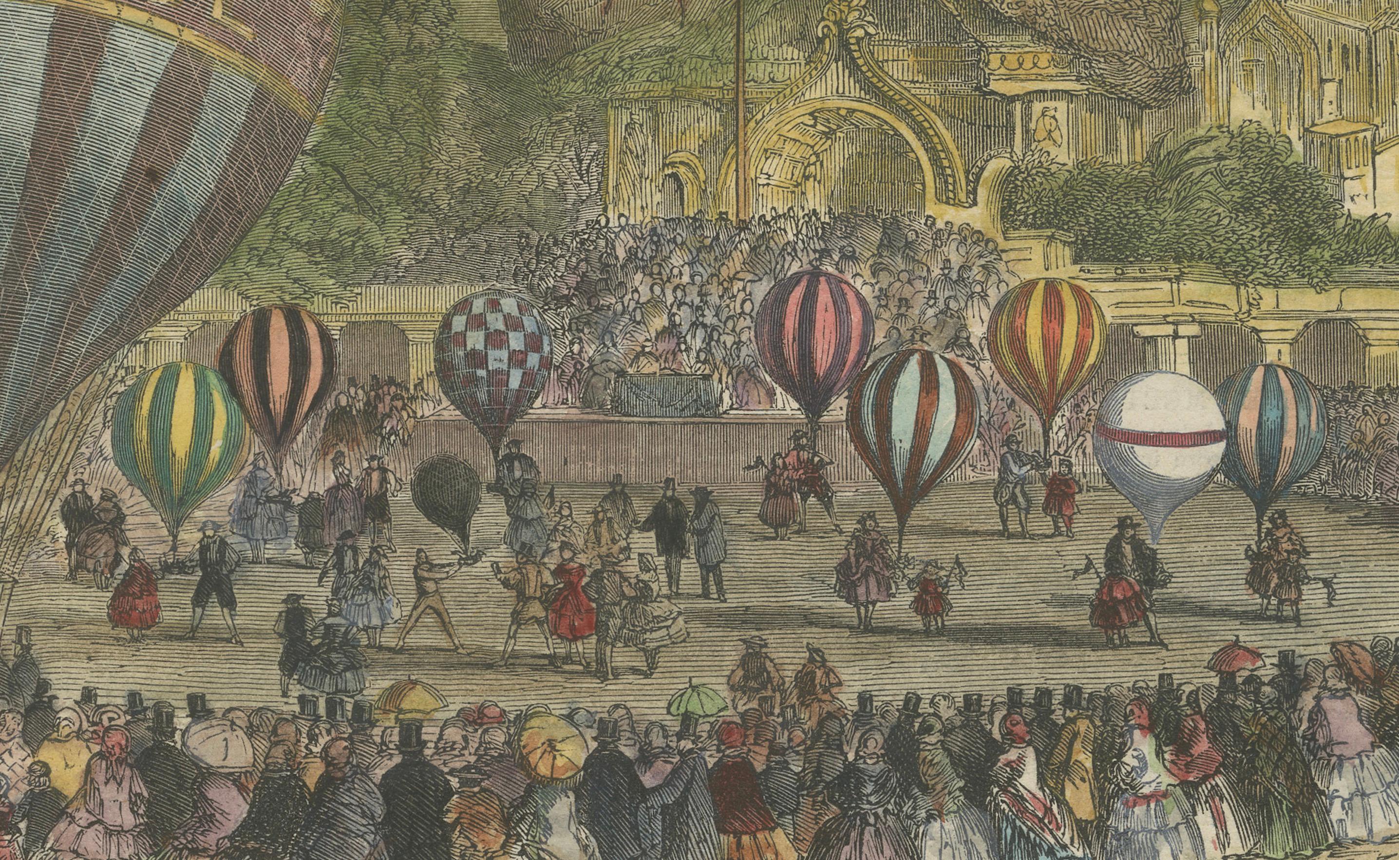 Victorian Leisure: Balloon Races at Cremorne and Floral Fêtes at Bishop Auckland For Sale 1