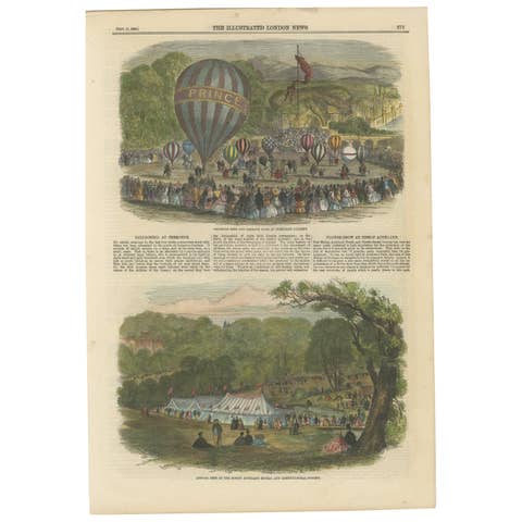 Victorian Leisure: Balloon Races at Cremorne and Floral Fêtes at Bishop Auckland