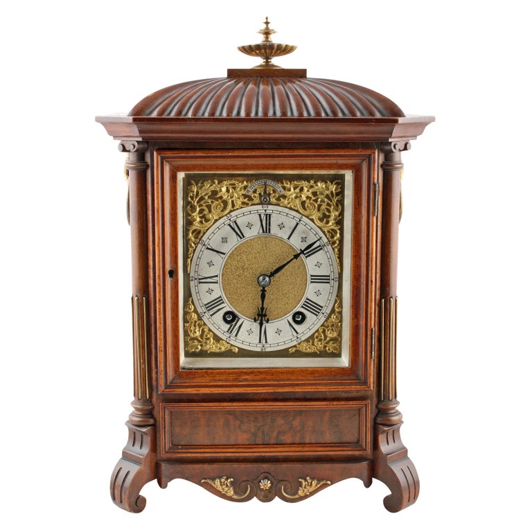 Victorian Lenzkirch Mantel Clock For Sale at 1stDibs