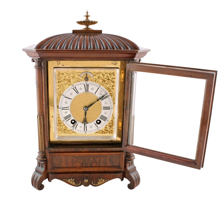 Victorian Lenzkirch Mantel Clock For Sale at 1stDibs