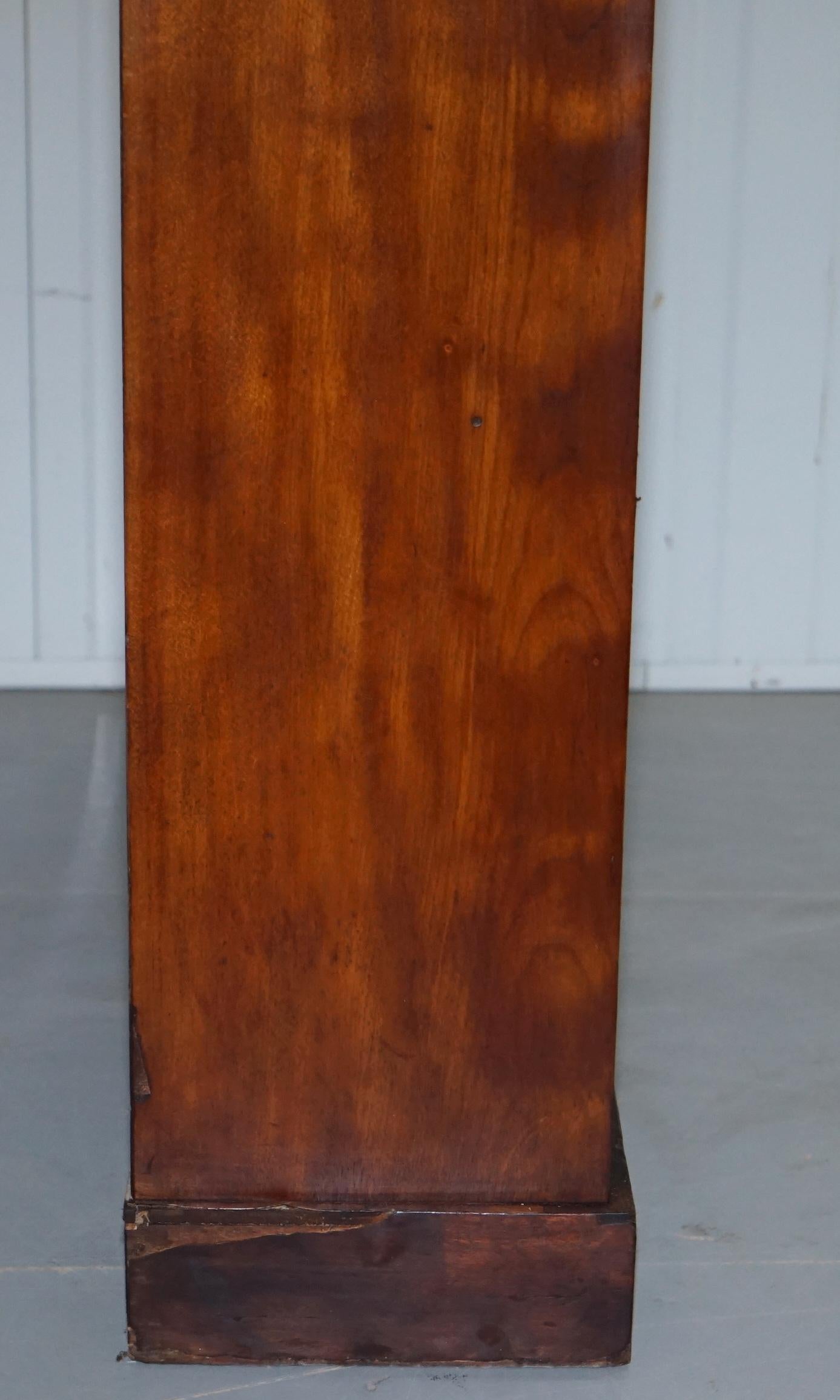 Victorian Library Bookcase in Mahogany with Glazed Doors 7