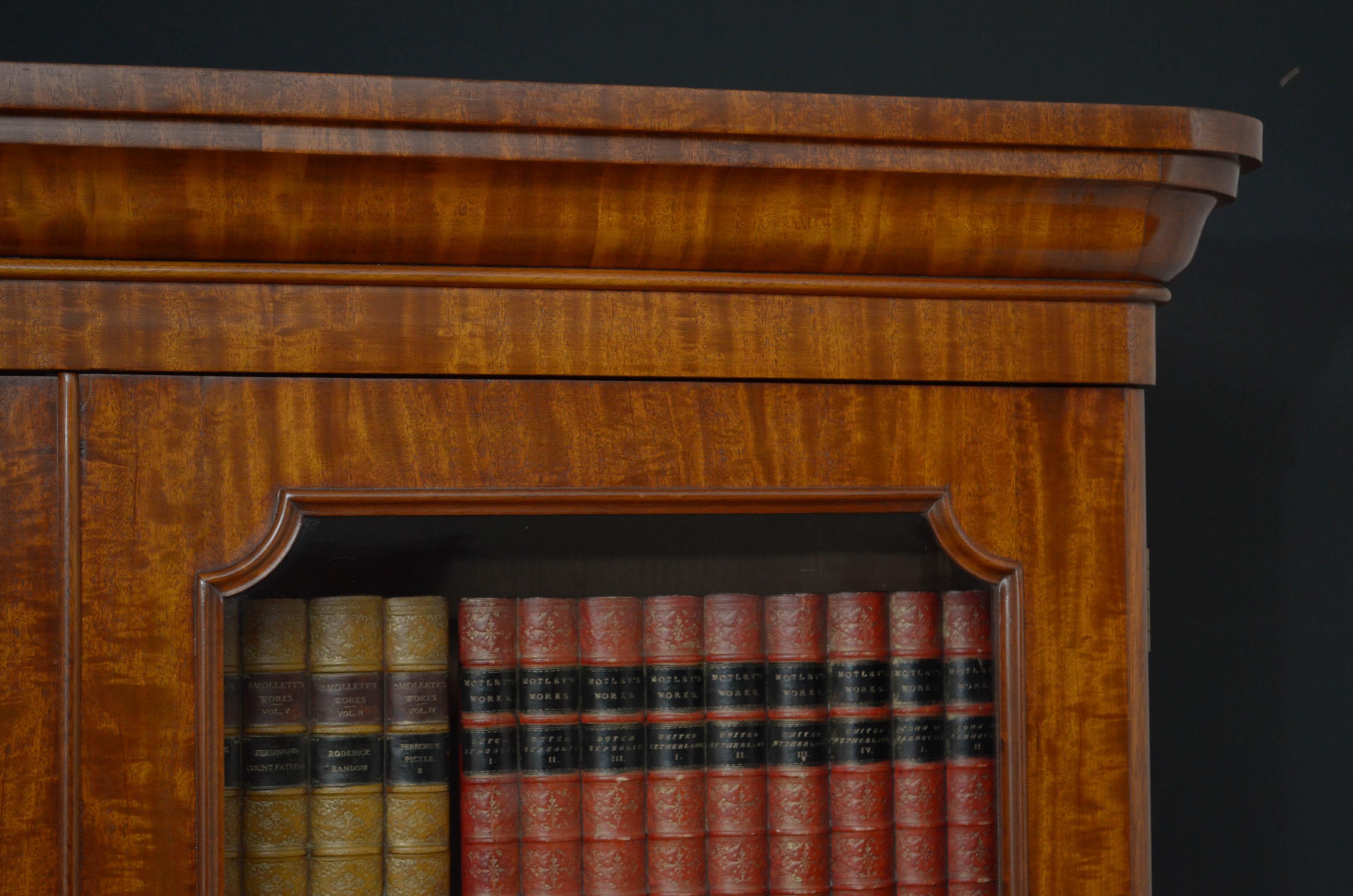 English Victorian Library Mahogany Bookcase