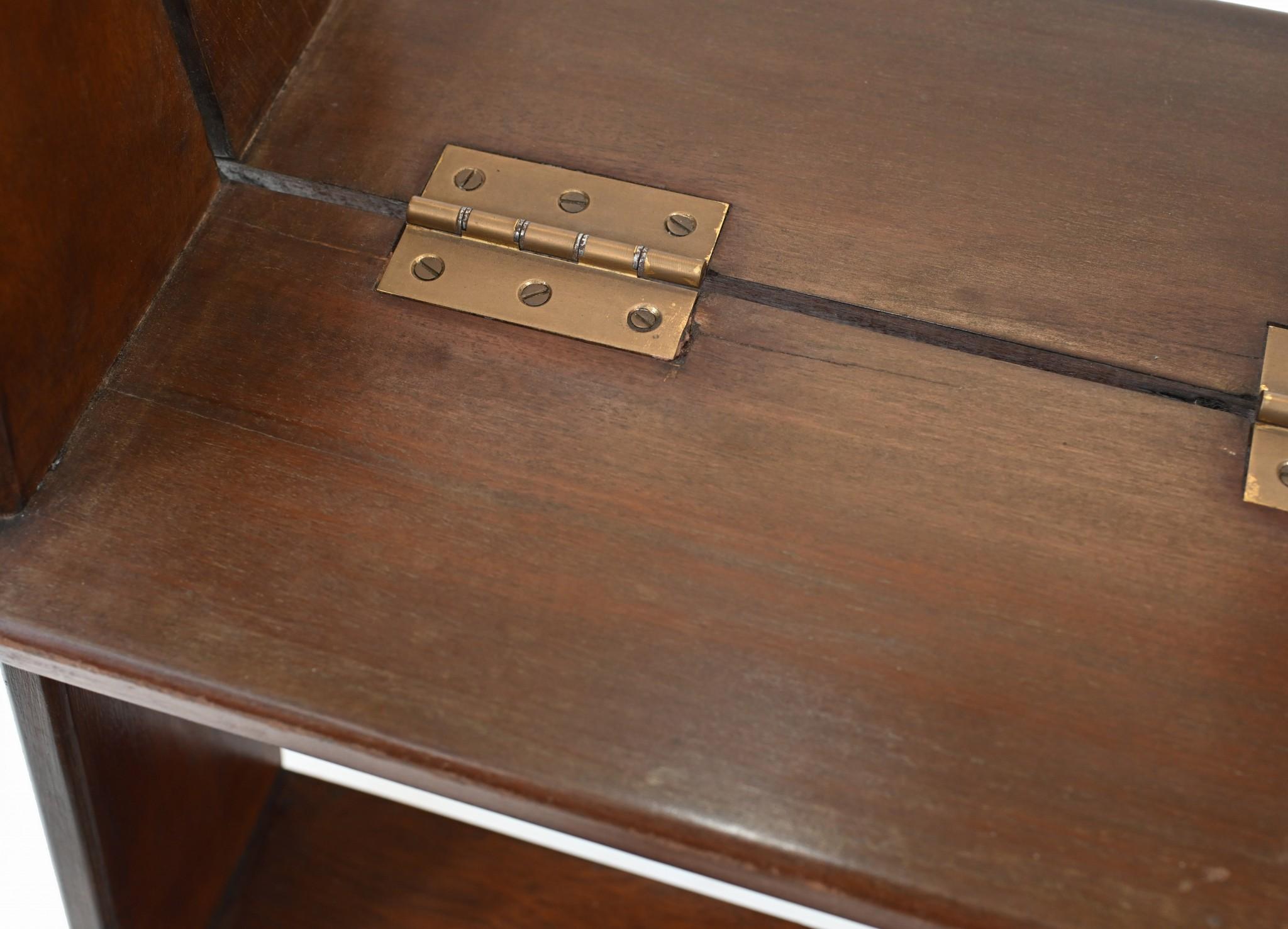 Victorian Library Steps Mahogany Step Ladder 1