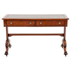 Victorian Library Table Desk Mahogany