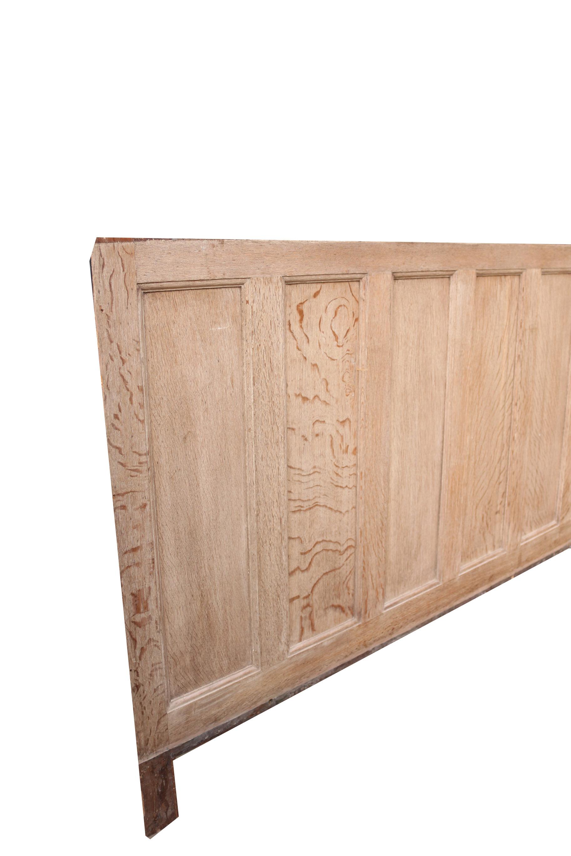 Victorian Limed Oak Wall Panelling 4