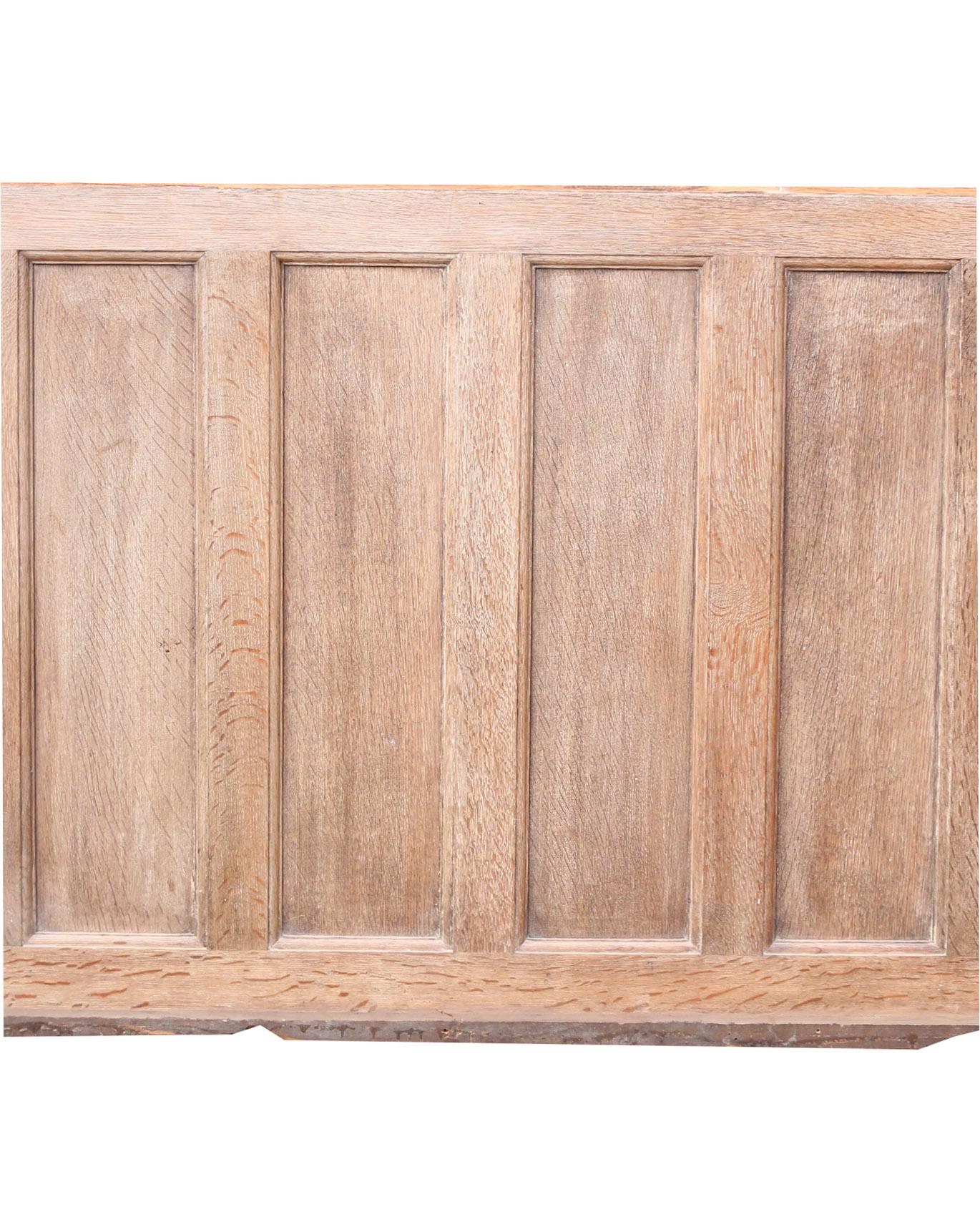 19th Century Victorian Limed Oak Wall Panelling