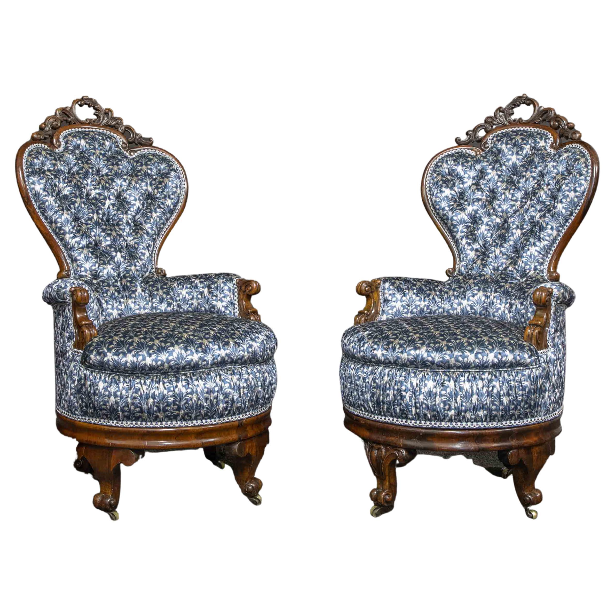 Victorian Liner Chairs For Sale