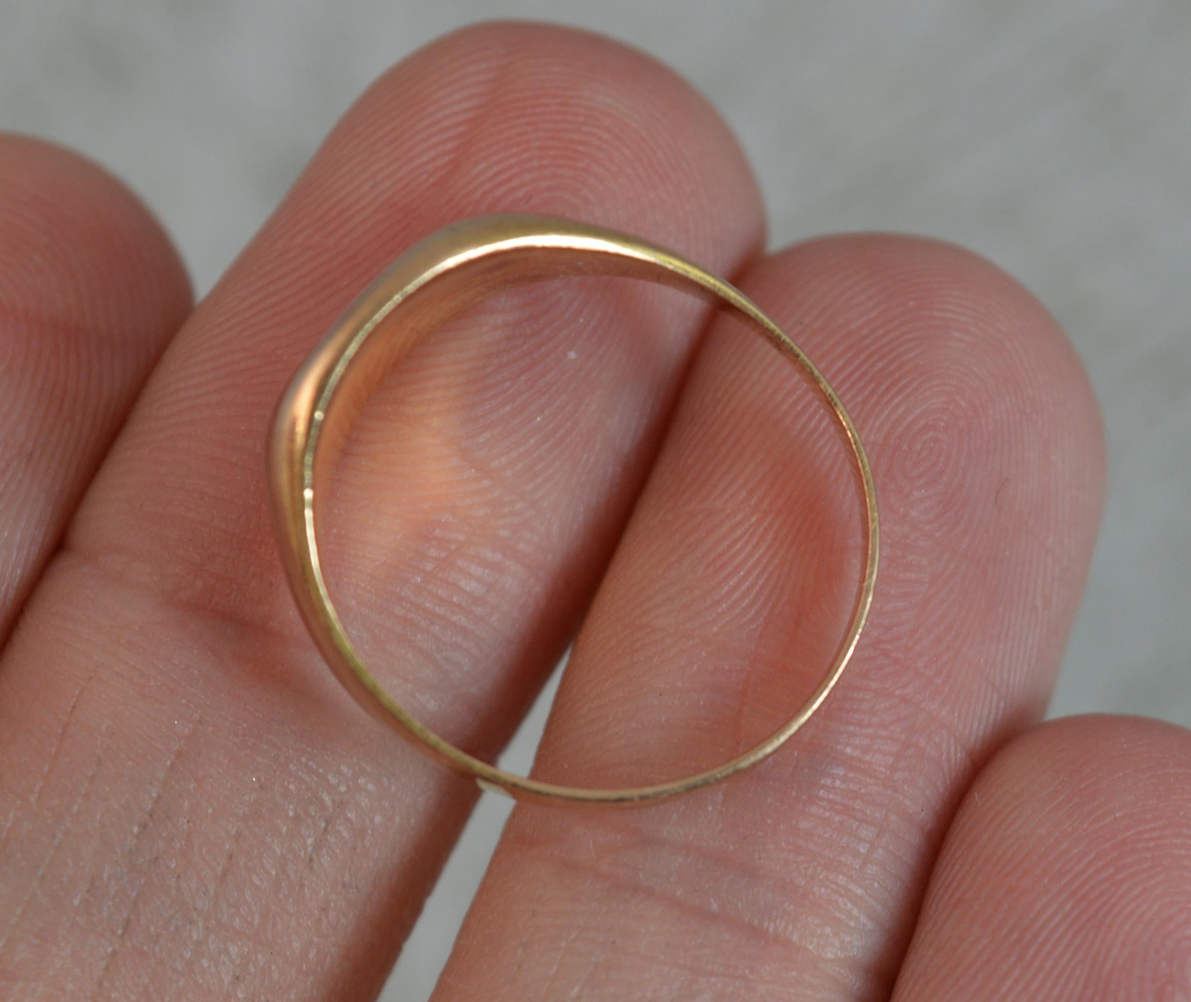 Victorian Lion Passant Intaglio 9 Carat Rose Gold Signet Intaglio Ring 1