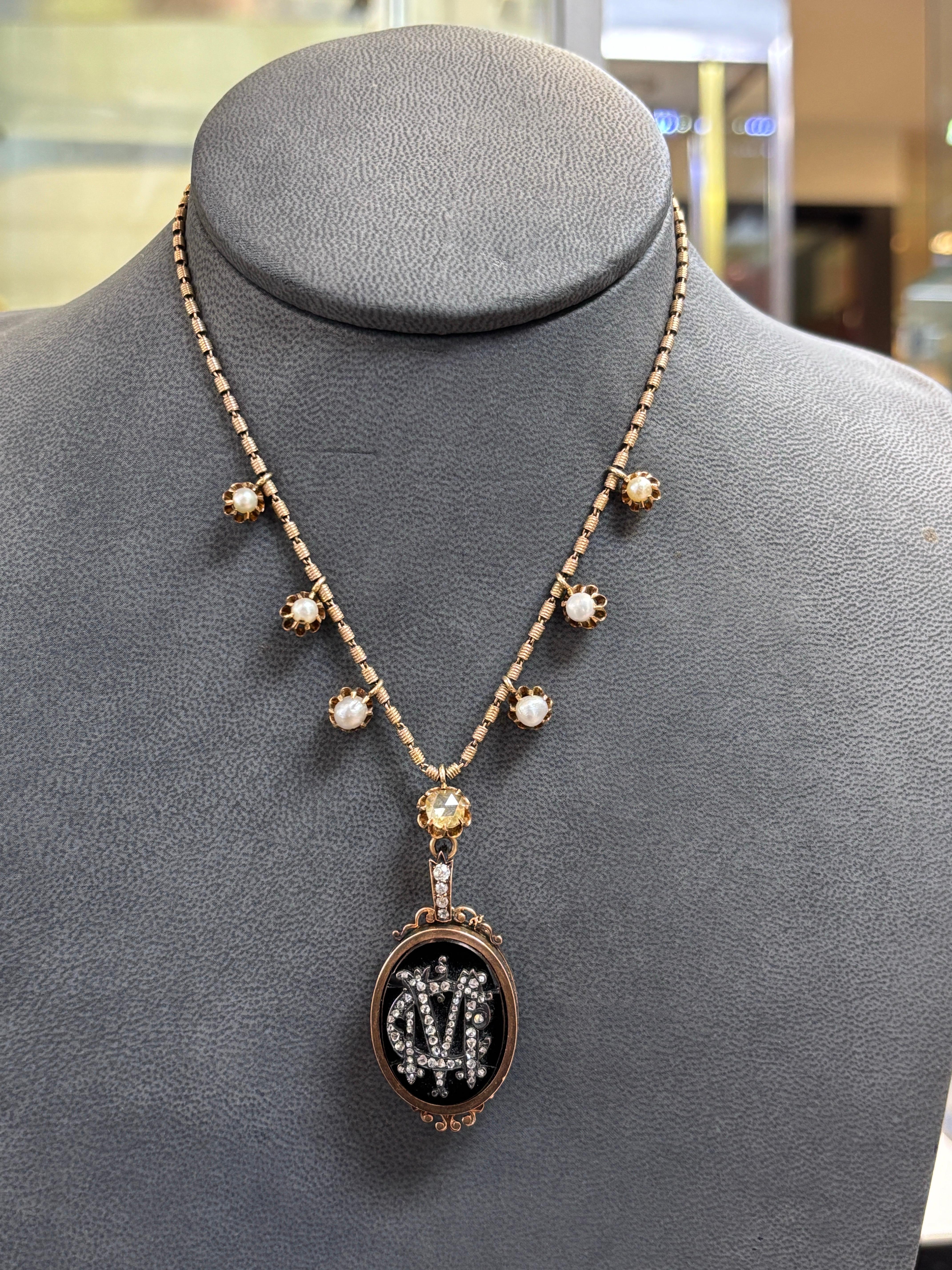 Collar relicario victoriano en venta 5