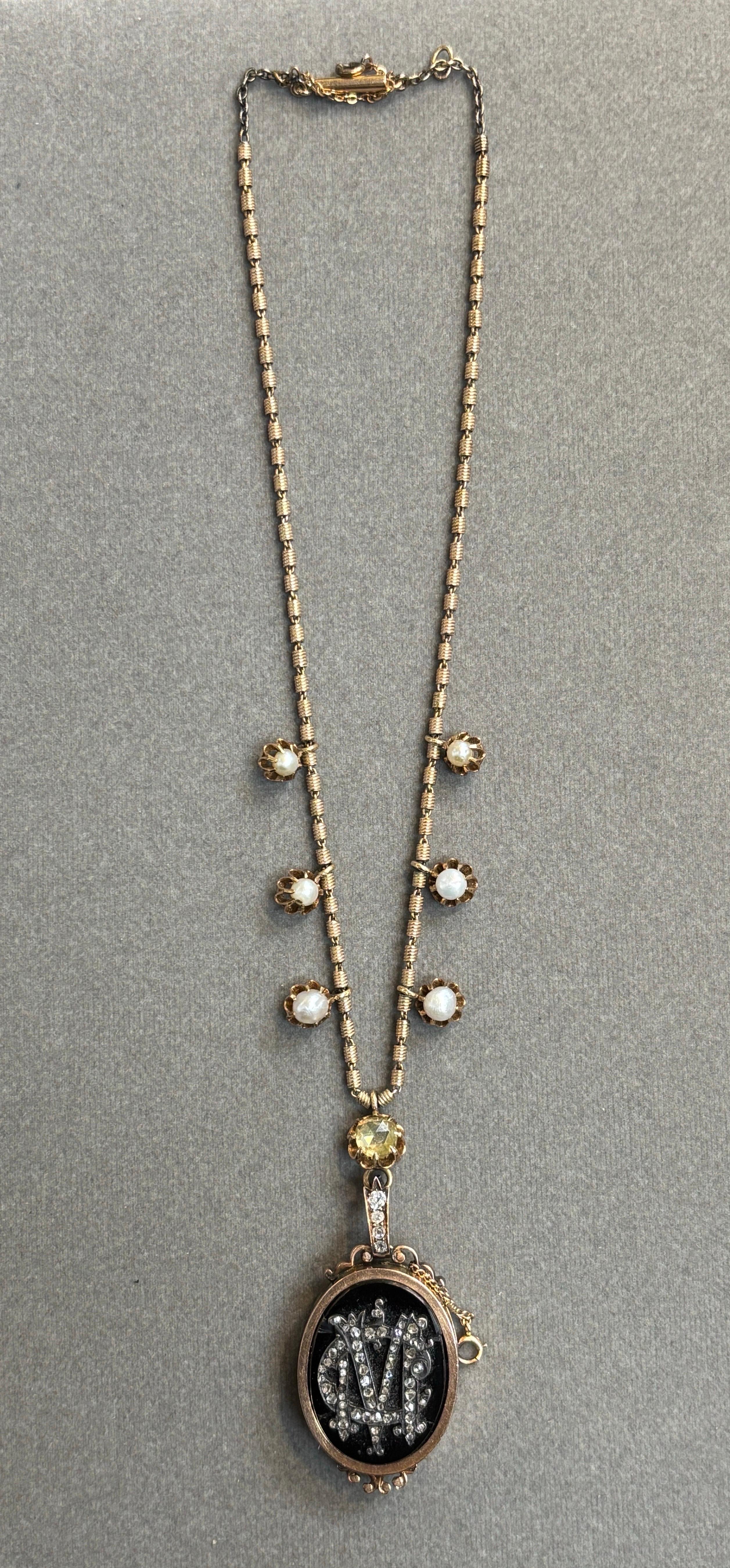 Collar relicario victoriano en venta 6