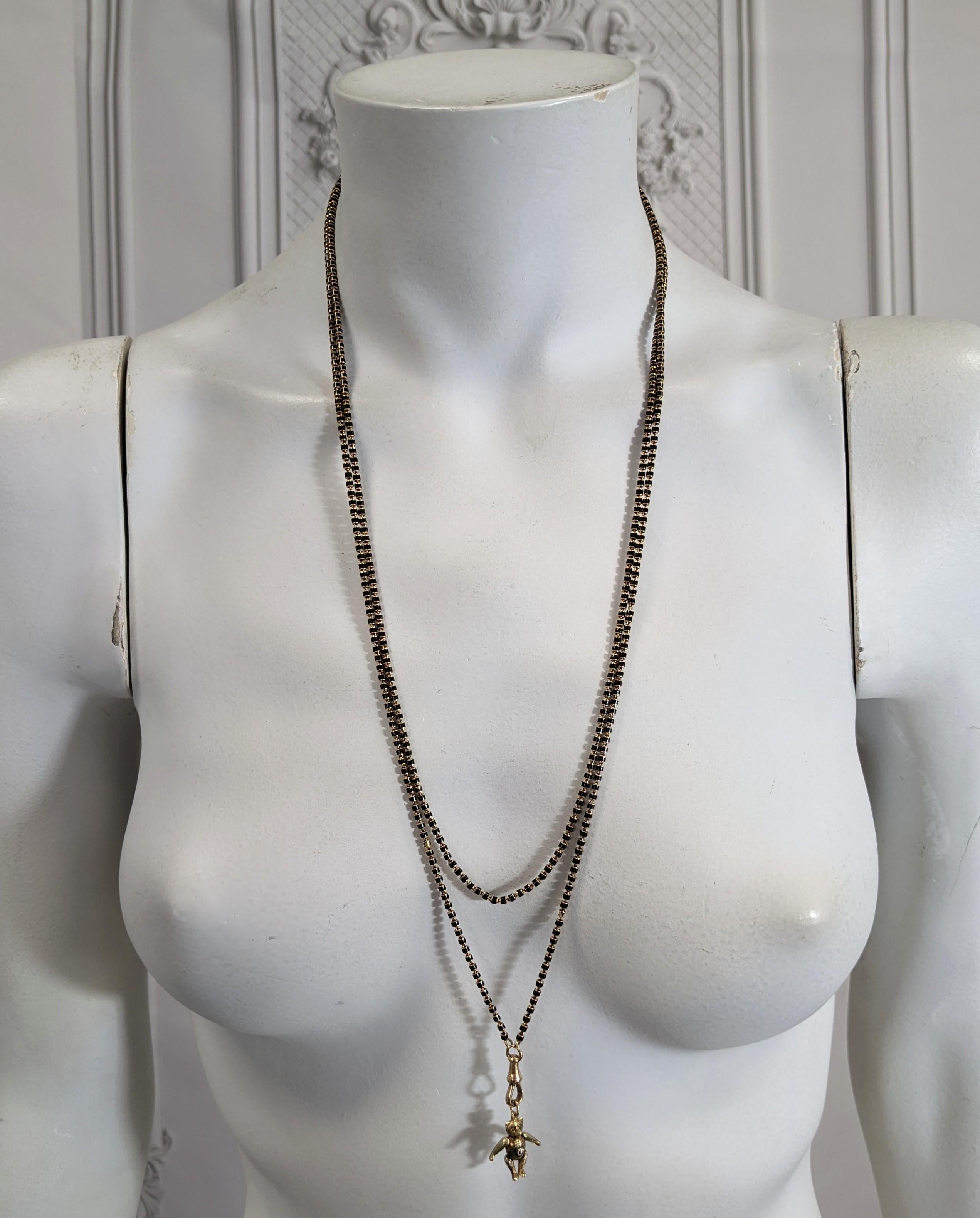 Victorian Long Chain Assemblage, Circle of Life, Studio VL For Sale 4