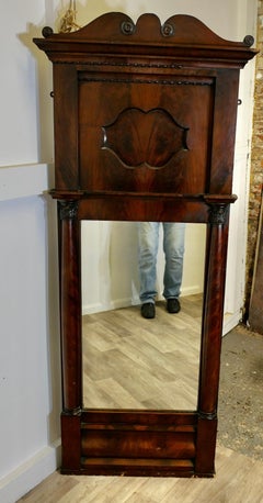 Victorian Long Hall Dressing Mirror  An ideal piece for the hall