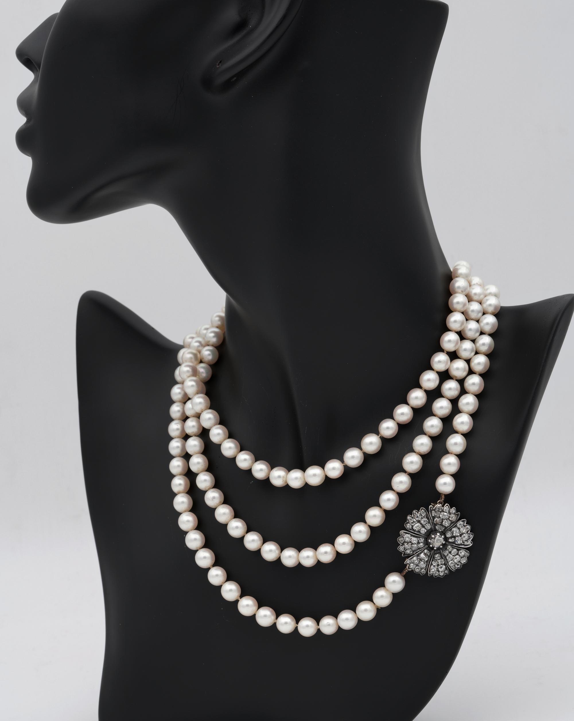 old pearl necklaces