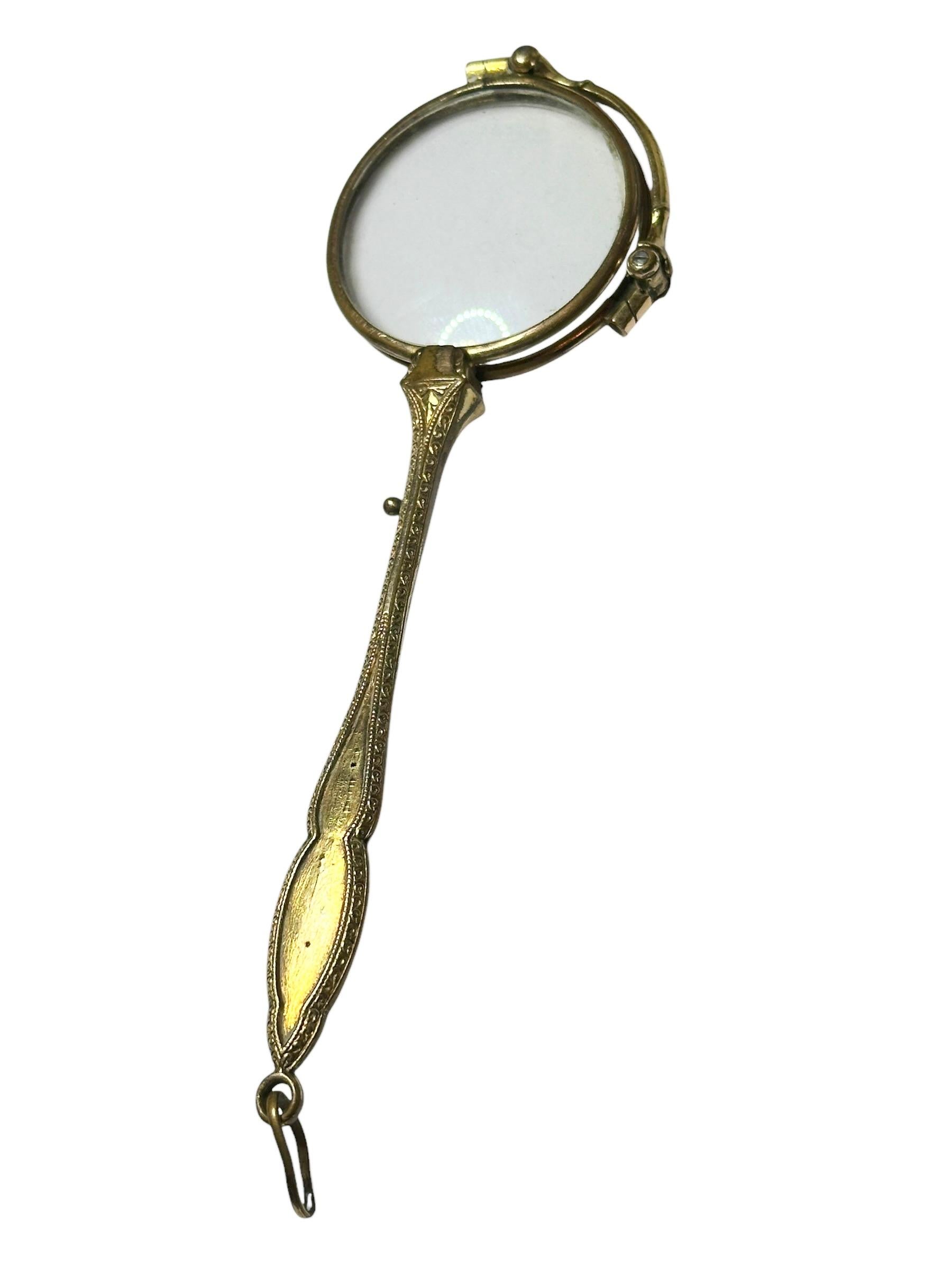 Victorian Lorgnette Opera Glasses Folding Spectacles Antique Austria 1890s 3