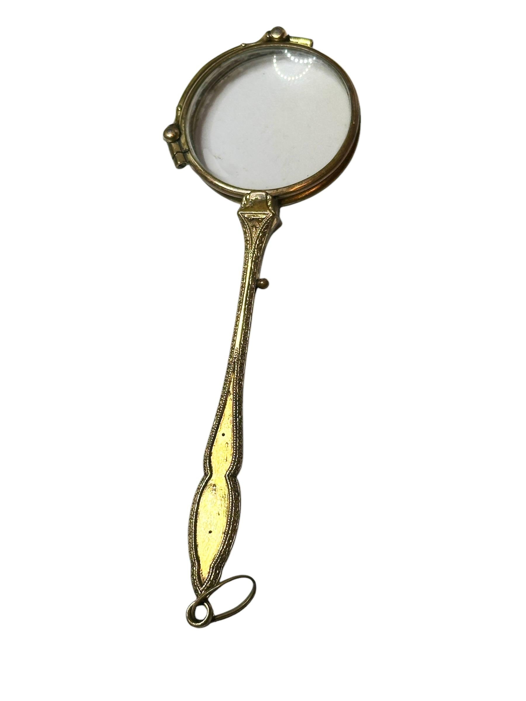 Victorian Lorgnette Opera Glasses Folding Spectacles Antique Austria 1890s 4