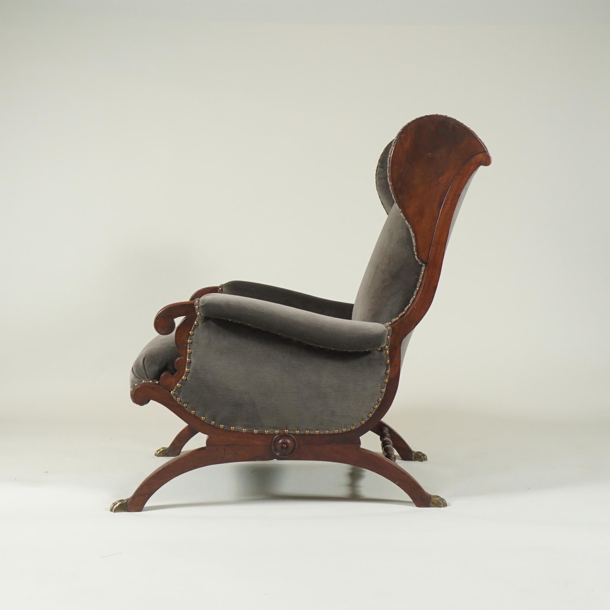 Danish Victorian Lounge Chair