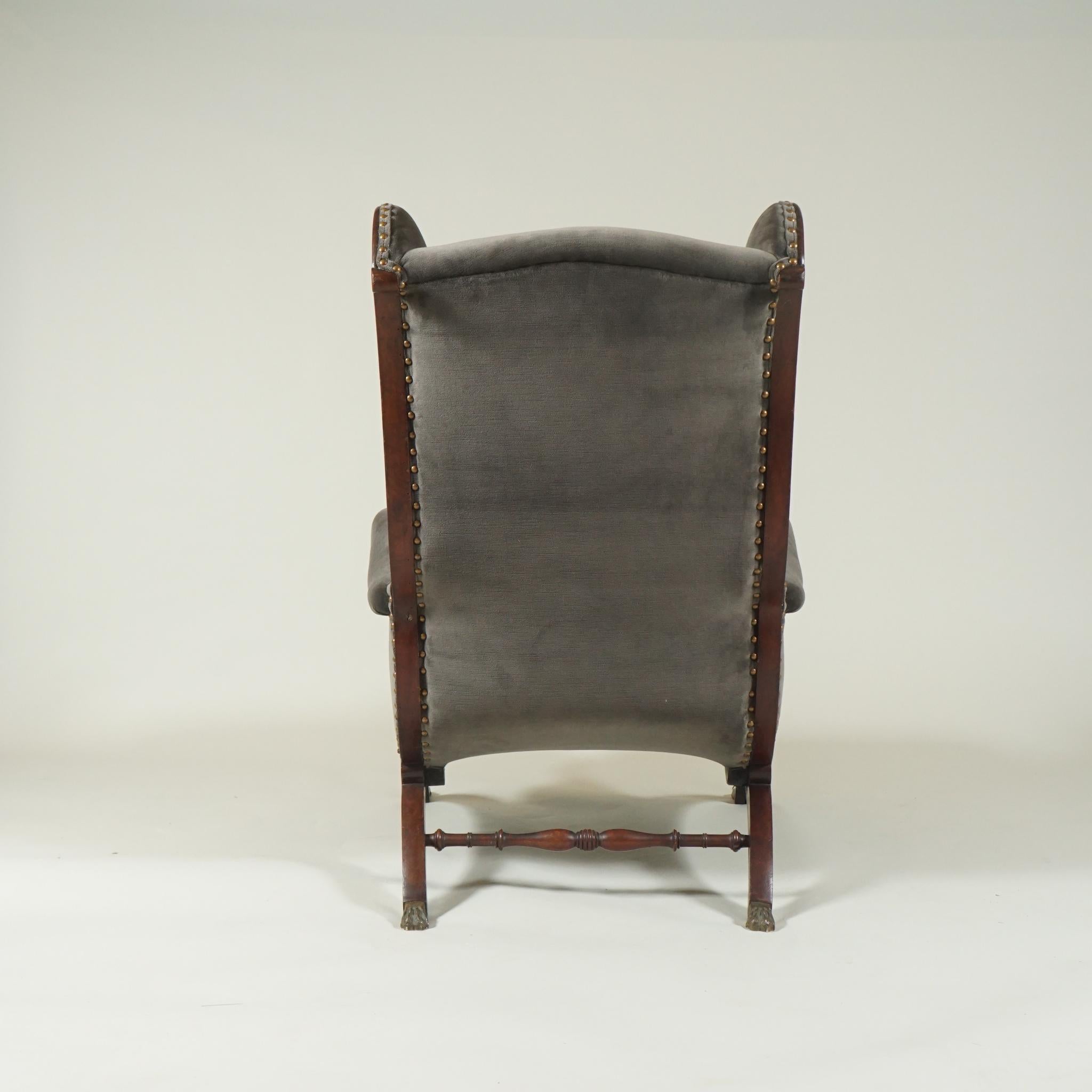Hand-Crafted Victorian Lounge Chair