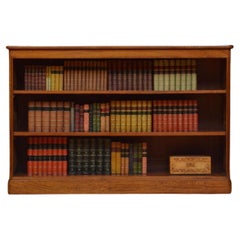 Victorian Low Open Bookcase