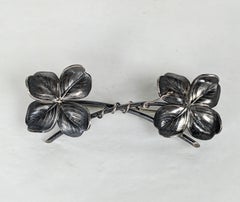 Victorian Lucky Clover Brooch