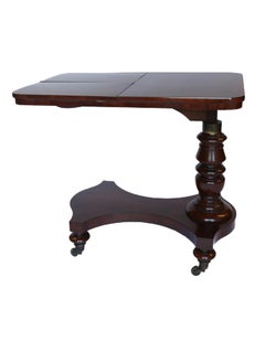 Victorian Mah double lectern Reading Table 1830s