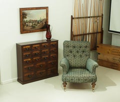 Victorian Mahogany 18-Drawer Chemist Apothecary Chest