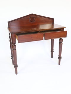 Victorian Mahogany 2 drawer Hall/ Serving Table