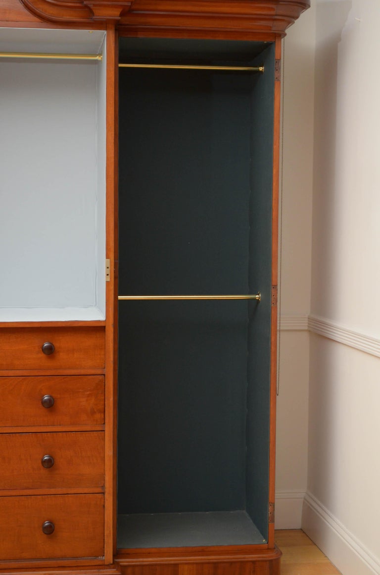 Victorian Mahogany 3 Door Wardrobe For Sale At 1stdibs