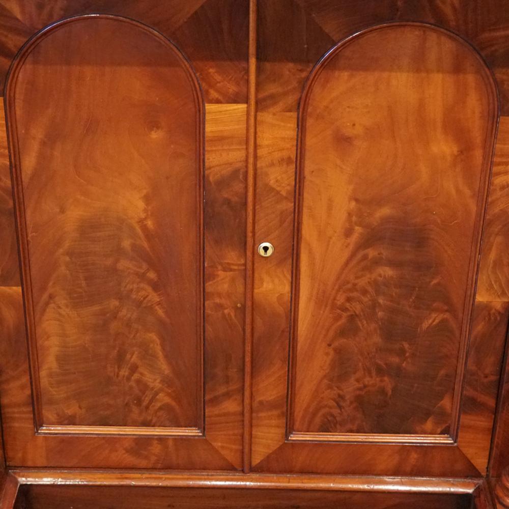 English Victorian mahogany 4 door sideboard