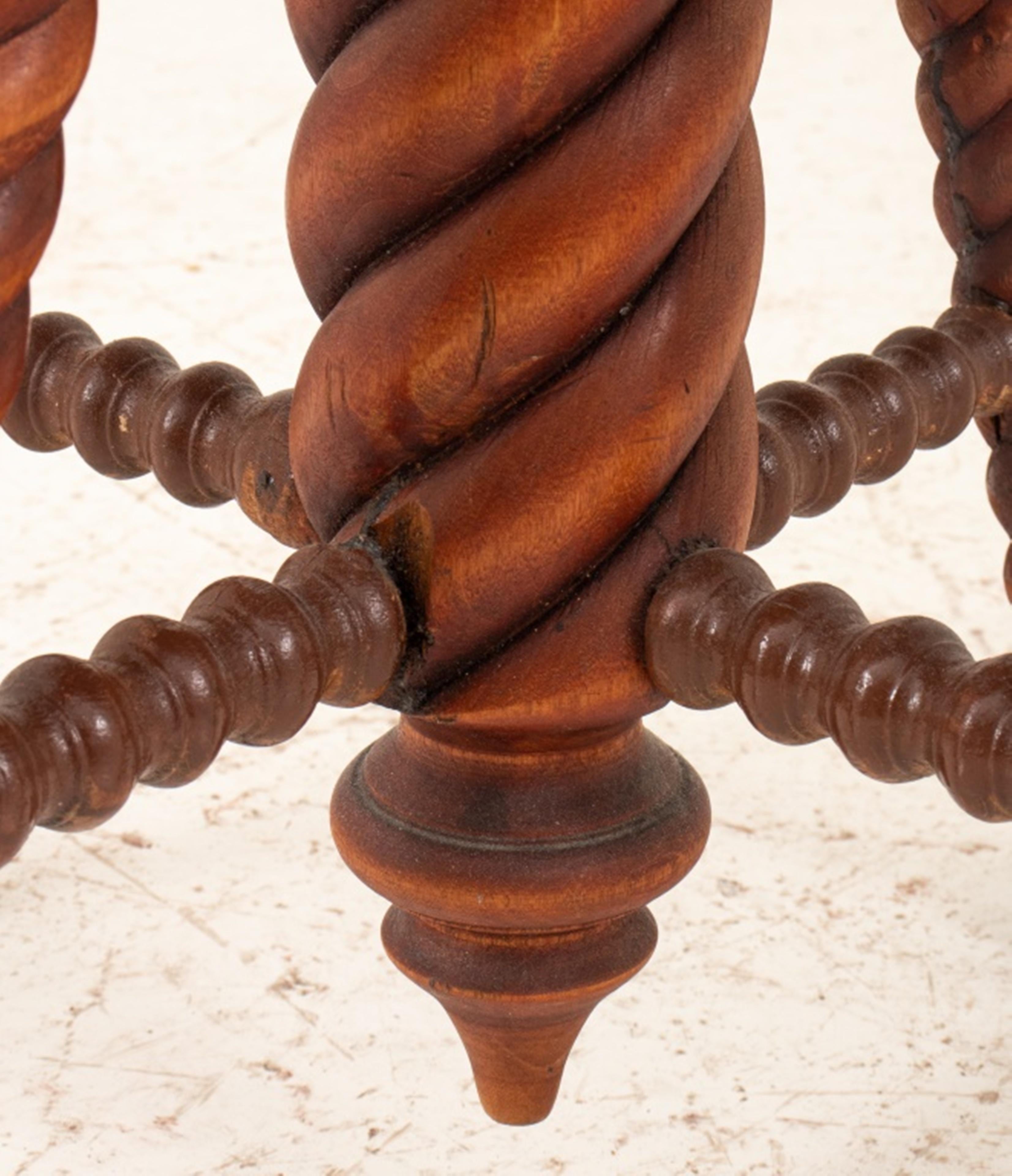 19th Century Victorian Mahogany Adjustable Stool