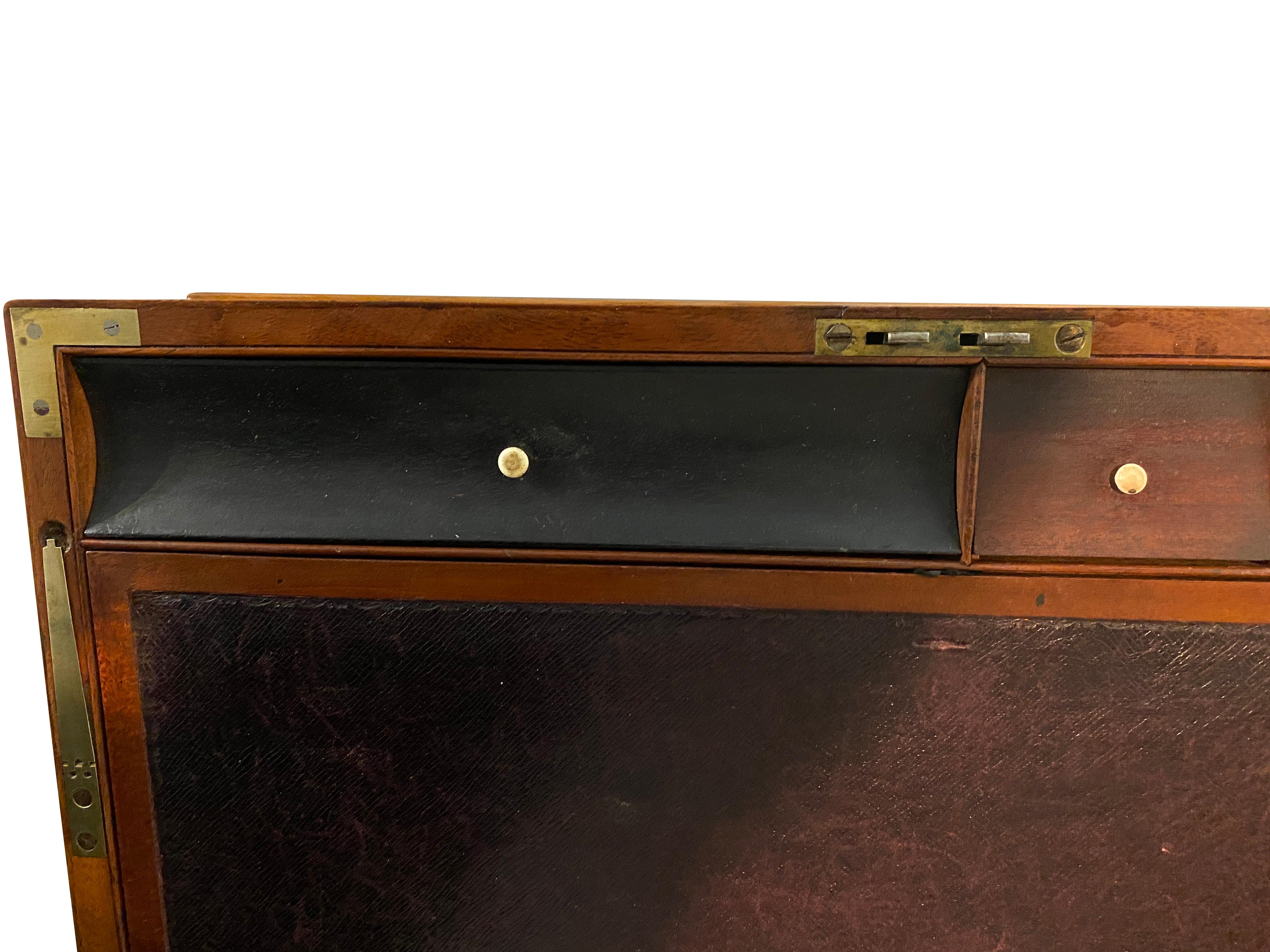 Victorian Mahogany and Brass Mounted Box on Stand 2