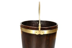 Victorian Mahogany And Brass Peat Bucket