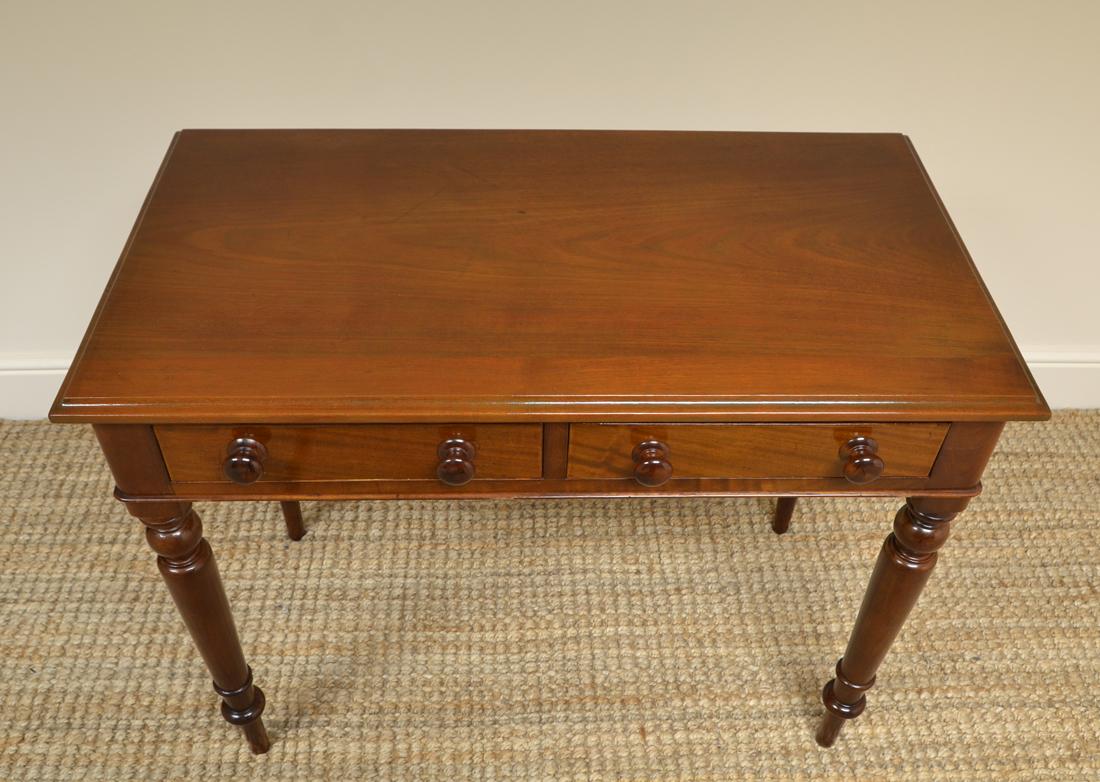 19th Century Victorian Mahogany Antique Side Table or Writing Table