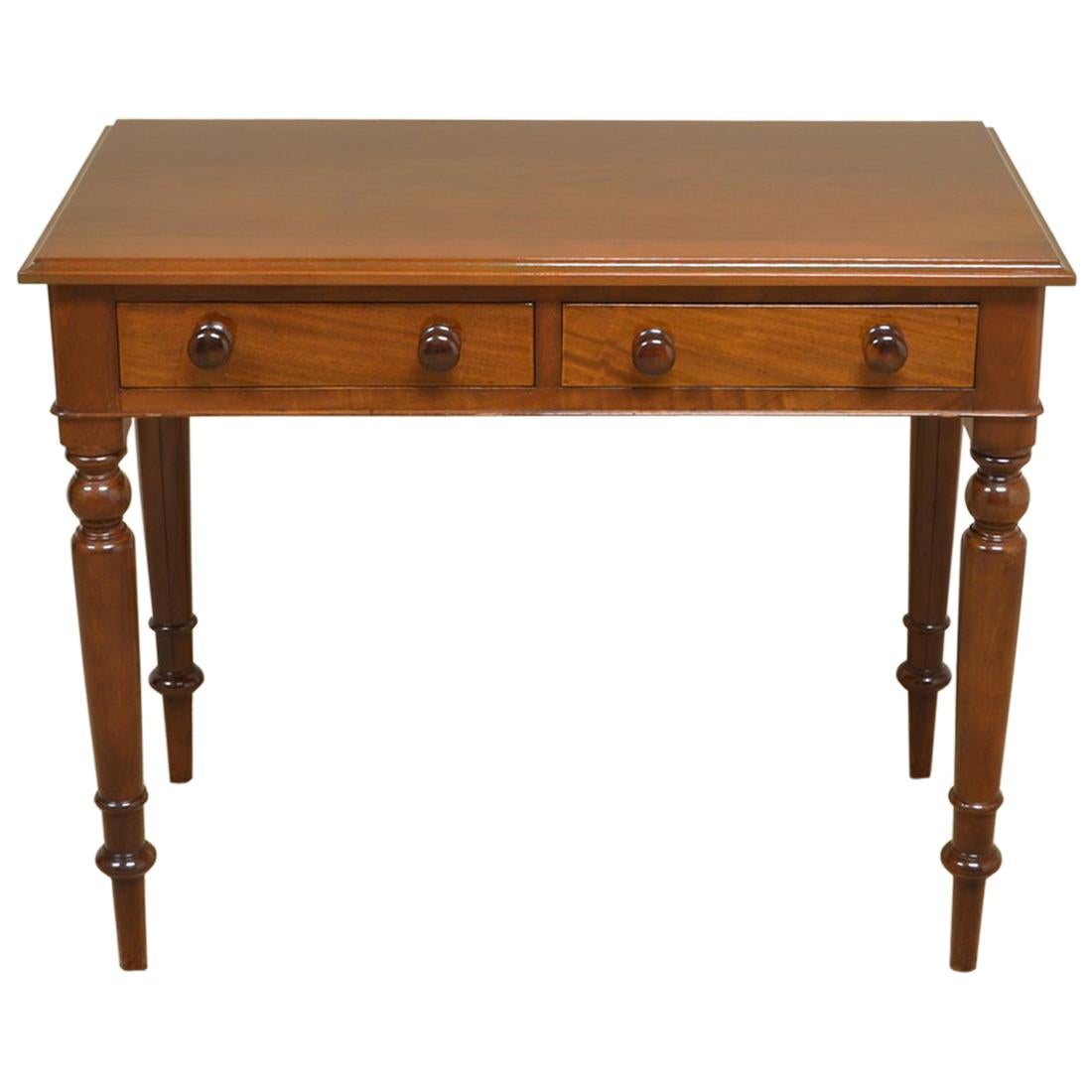 Victorian Mahogany Antique Side Table or Writing Table