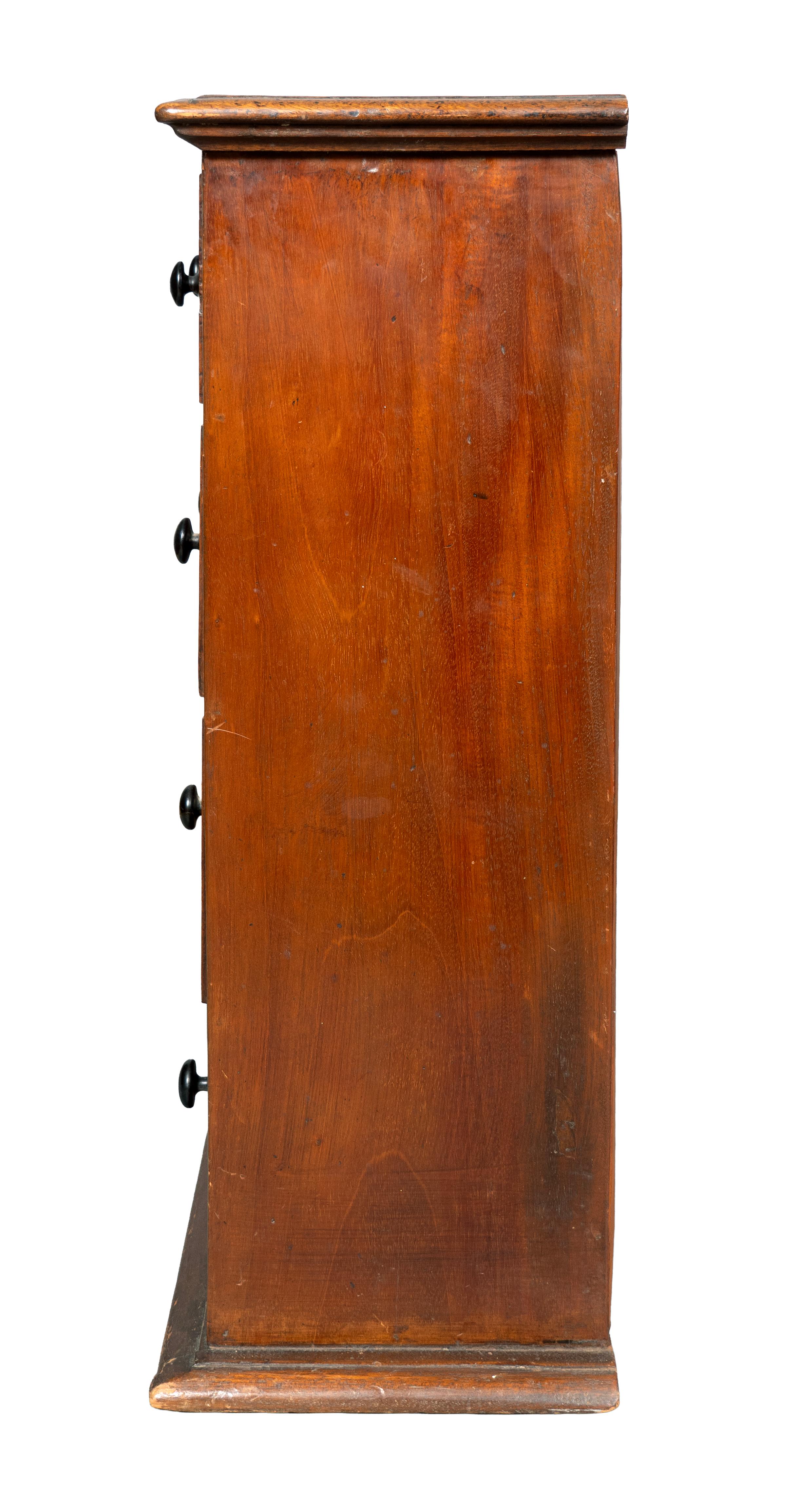 19th Century Victorian Mahogany Apothecary Chest For Sale