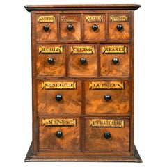 Antique Victorian Mahogany Apothecary Chest